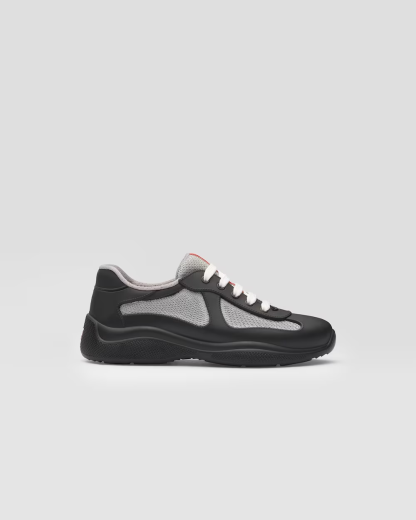 Prada America's Cup Soft rubber and bike fabric sneakers